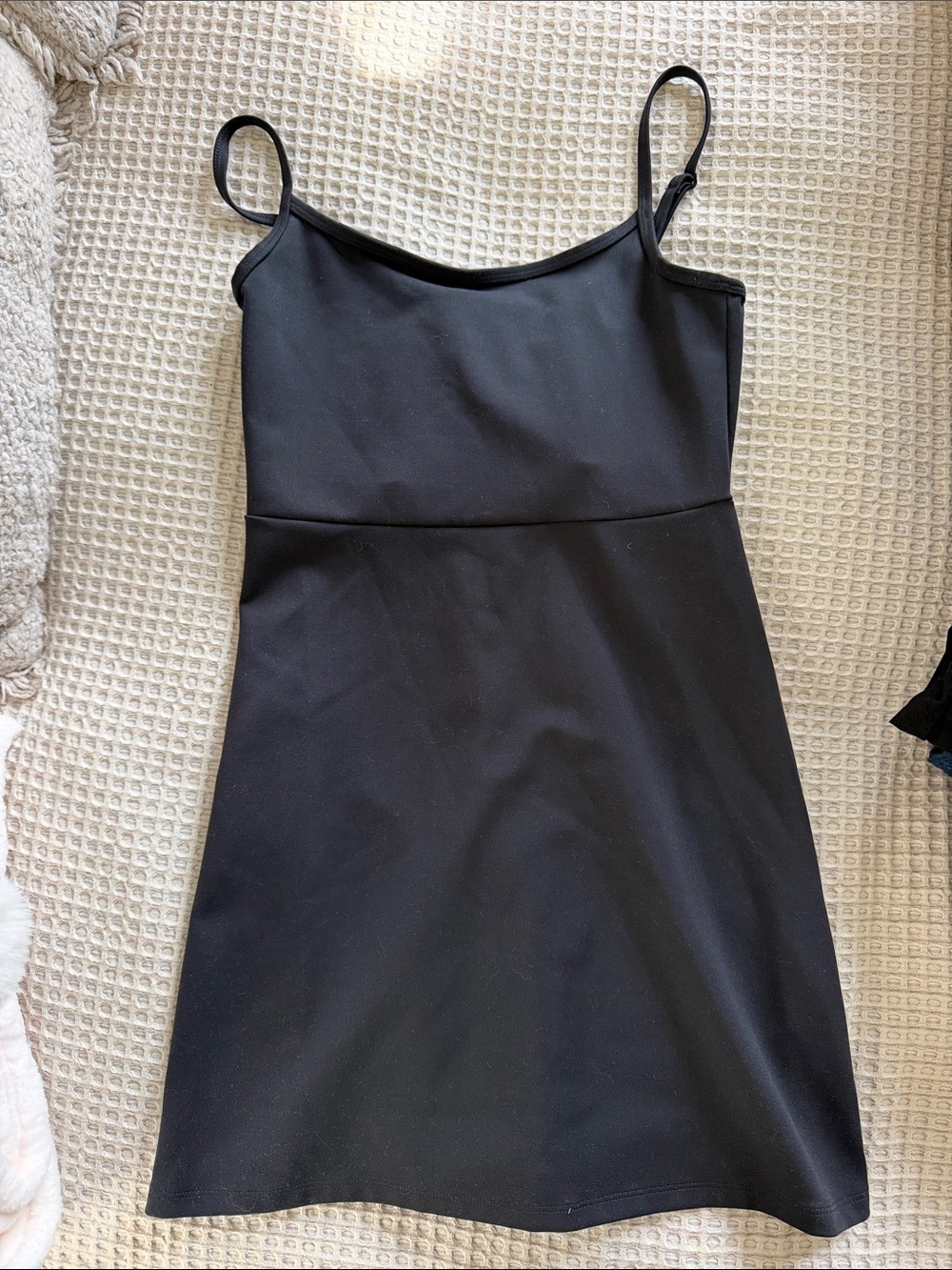 TNA Classic Black Spaghetti Strap Dress